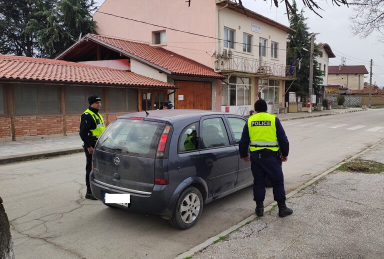 Акция на полицията в цялата област
