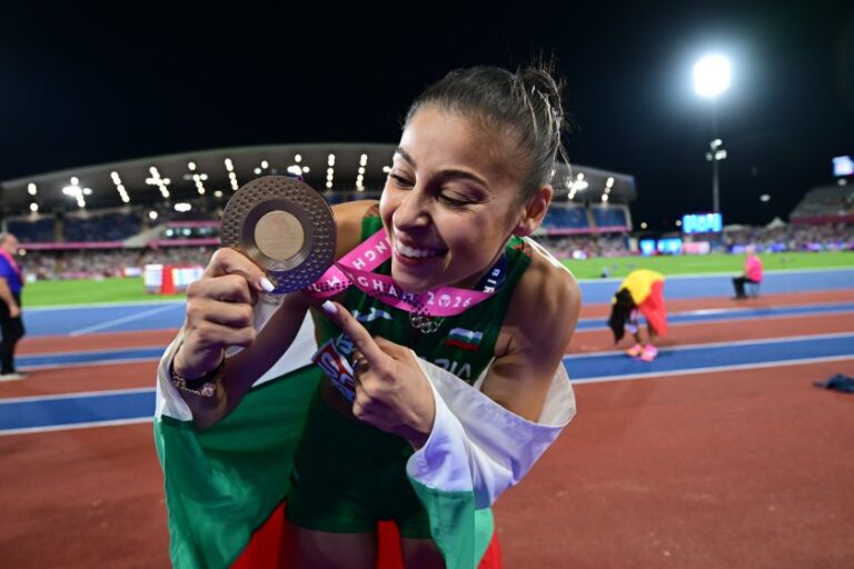 Александра Начева с бронз в Бирмингам